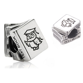 Sterling Silber 925 Graduation, Graduation Textbuch, Graduate Perlenarmband