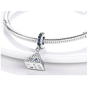 Sterling Silber 925 Ägypten - calling you - Pyramide, Auge des Horus, Reise-Armband-Anhänger
