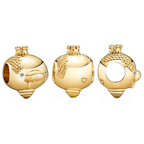 Charm Sterling Silber 925 Schlange ist das sechste Tier im 12-Jahres-Zyklus des chinesischen Tierkreiszeichens, Perle für Armband