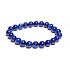 Kyanit blau Armband elastisch Naturstein, Kugel 8 mm / 16-17 cm, Stein Link