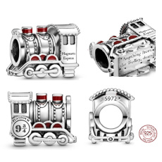 Sterling Silber 925 Harry Potter - Hogwarts Express, Armband Perle