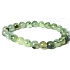 Prehnit Armband elastisch Naturstein, Kugel 8 mm / 16-17 cm, reiner Geist Stein