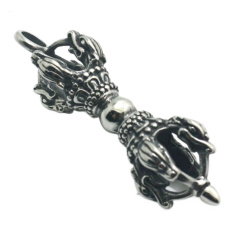 Dorje Vajra fünfteiliger buddhistischer Edelstahlschläger 61 x 11 mm