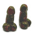 Unakite Penis für Glück, Naturstein zum Bauen ca. 3 cm, Stein des persönlichen Wachstums und der Visionen