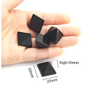 Obsidian schwarz Pyramide Naturstein 2 x 2 x 1,6 cm reinigt - Energie - Harmonie - Emotionen 1 Stück, Rettungsstein