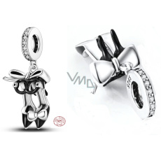 Charm Sterling Silber 925 Chic style - Schuhe mit Schleife, Armband Anhänger, Interessen Charm Sterling Silber 925 Chic style - Schuhe mit Schleife, Armband Anhänger, Interessen