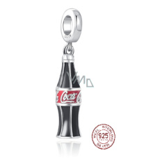 Charm Sterling Silber 925 Coca Cola Flasche, Armband-Anhänger, Essen und Trinken Charm Sterling Silber 925 Coca Cola Flasche, Armband-Anhänger, Essen und Trinken