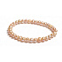 Perle lila unregelmäßig Armband elastisch natürlich, Kugel 5 x 4 mm / 16 - 17 cm, Symbol der Weiblichkeit, bringt Bewunderung
