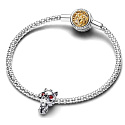 Charme Sterling Silber 925 Game of Thrones Ghost Bead - Geist Direwolf, Armband Bead, Film