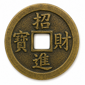1 Čínská mince Feng Shui – symbol hojnosti, prosperity a štěstí