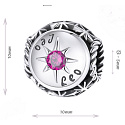 Charme Sterling Silber 925 Sternzeichen, Zirkonia Löwe, Perle für Armband