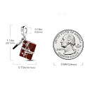 Sterling Silber 925 Tagebuch und Stift, 3in1 Anhänger auf Armband Interessen