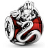 Charme Sterling Silber 925 Disney, Mushu, Mulan, Perle auf Armband Film