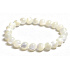 Perlenarmband elastisch Naturstein, Perle 8 mm / 16 - 17 cm, Symbol der Weiblichkeit