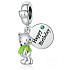 Charm Sterling Silber 925 Happy Birthday Teddybär 2in1, Geburtstag Armband Anhänger