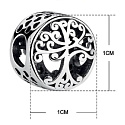 Sterling Silber 925 Baum des Lebens - Familie ist, wo die Liebe wächst, Perle für Armband Familie