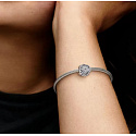 Charme Sterling Silber 925 Himmlische Schneeflocke, Perle für Armband Weihnachten