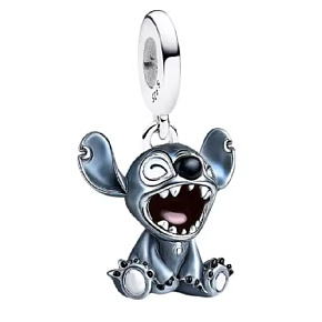 Charm Disney Lilo & Stitch – fröhlicher Stitch | hängender Anhänger für Armband, Film