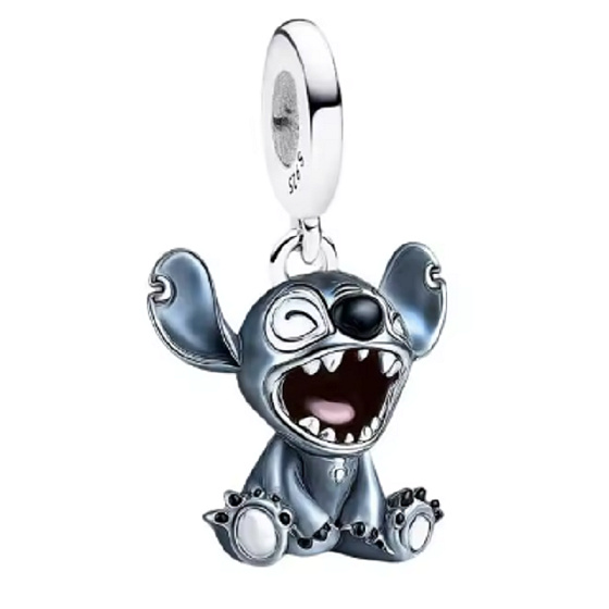 Charm Disney Lilo & Stitch – fröhlicher Stitch | hängender Anhänger für Armband, Film