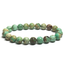 Türkis Peru Armband elastisch Naturstein, Kugel 8 mm / 16 - 17 cm Türkis Peru Armband elastisch Naturstein, Kugel 8 mm / 16 - 17 cm