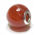 Jaspis rot Anhänger rund Naturstein 14 mm, Loch 4,2 mm 1 Stück, Vollpflege Stein