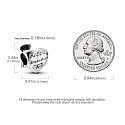 Sterling Silber 925 Graduation - Glückwunsch zum Abschluss, Graduate Herz Perle auf Armband