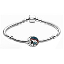 Charms Sterling Silber 925 Schneebedecktes Zauberland, Perle für Armband Weihnachten