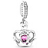 Charme Sterling Silber 925 Dekorierte Krone, Anhänger am Armband Symbol