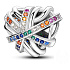 Sterling Silber 925 Wrapped Herz Perle auf Armband Liebe