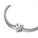 Charm Sterling Silber 925 Herzförmiges Haus Dies ist unser glücklicher Ort, Familienarmband Perle