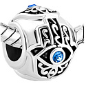 Charme Sterling Silber 925 Hand der Fatima, Perle auf Armband Symbol