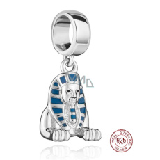 Charm Sterling Silber 925 Ägyptische Sphinx, Reise-Armband-Anhänger Charm Sterling Silber 925 Ägyptische Sphinx, Reise-Armband-Anhänger