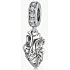 Charm Sterling Silber 925 Herz, Liebesarmband-Anhänger