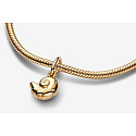 Charm Sterlingsilber 925 Disney Die kleine Meerjungfrau, verzauberte Muschel, Anhänger für Meeresarmband