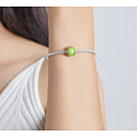 Charme Sterling Silber 925 Tennisball, Perle am Armband Sport