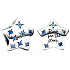 Charme Sterling Silber 925 Sparkling Sterne Perle auf Armband Universum