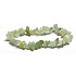 Serpentin Armband elastisch gehackten Naturstein 19 cm, Heiler Stein