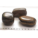 Tigerauge Getrommelter Naturstein 160 - 220 g, 1 Stück, Stein der Sonne und der Erde, bringt Glück und Reichtum