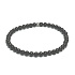 Turmalin / Skoryl Armband elastischer Naturstein, Kugel 4 mm / 16 - 17 cm, Hüter der guten Laune