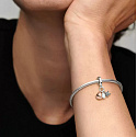 Charm Sterlingsilber 925 Seestern, Muschel, Süßwasserperle, 3-in-1 Anhänger für Armband, Meer