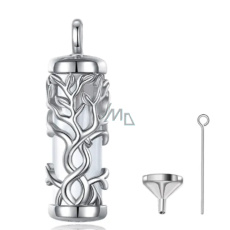 Silber 925 Memorial, Gedenk-Urnenanhänger, Herz, Lebensbaum wasserdicht, zur Aufbewahrung von Erinnerungen, Asche, Sand Silber 925 Memorial, Gedenk-Urnenanhänger, Herz, Lebensbaum wasserdicht, zur Aufbewahrung von Erinnerungen, Asche, Sand