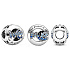 Charme Sterling Silber 925 Die Macht ist in mir, Perle auf Armband Symbol