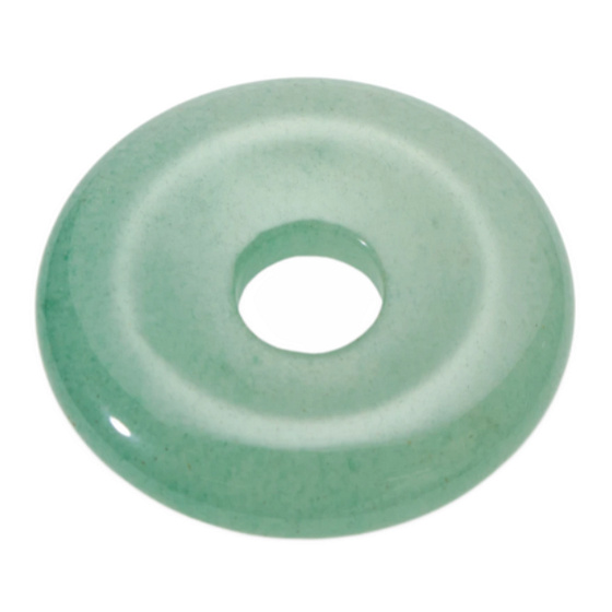 Aventurin grün Donut Naturstein 30 mm, Glücksstein