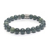 Serpentin Russisch (grün) Armband elastisch Naturstein, Perle 8 mm / 16-17 cm, Heilstein