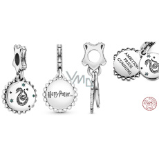 Sterling Silber 925 Harry Potter - Slytherin + Zirkonia, 2in1-Armbandanhänger Sterling Silber 925 Harry Potter - Slytherin + Zirkonia, 2in1-Armbandanhänger