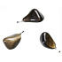 Obsidián zlatý Troml přívěsek, přírodní kámen, M cca 3 cm, 1 kus, kámen záchrany