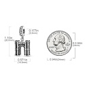 Sterling Silber 925 Arc de Triomphe, Reise-Armband-Anhänger