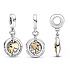 Sterling Silber 925 Welt-Anhänger Reise-Armband