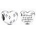 Charm Sterling Silber 925 Disney Cinderella - Traumherz, Perle am Armband weihnachten