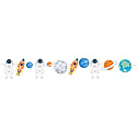 Papiergirlande Universum 15 x 25 cm